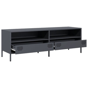 Έπιπλο Τηλεόρασης Ανθρακί 135x39x43,5 εκ. Ατσάλι Ψυχρής Έλασης