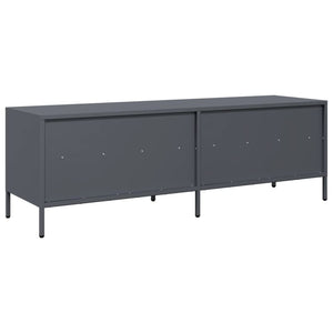 Έπιπλο Τηλεόρασης Ανθρακί 135x39x43,5 εκ. Ατσάλι Ψυχρής Έλασης