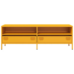 Έπιπλο Τηλεόρασης Μουσταρδί 135x39x43,5εκ. Ατσάλι Ψυχρής Έλασης - Pakobazaar