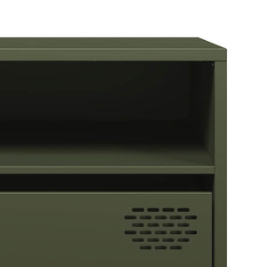 Έπιπλο Τηλεόρασης Λαδί 202x39x43,5 εκ. Ατσάλι Ψυχρής Έλασης