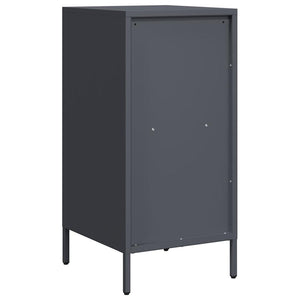 Ντουλάπι Ανθρακί 35x39x73,5 εκ. από Χάλυβα Ψυχρής Έλασης - Pakobazaar