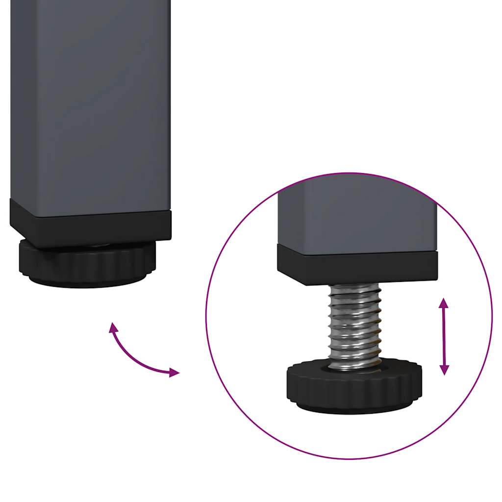 Ντουλάπι Ανθρακί 35x39x73,5 εκ. από Χάλυβα Ψυχρής Έλασης - Pakobazaar