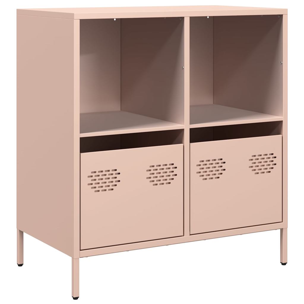Ντουλάπι Ροζ 68x39x73,5 εκ. από Χάλυβα Ψυχρής Έλασης