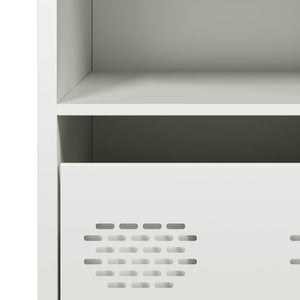 Ντουλάπι Λευκό 68x39x73,5 εκ. από Χάλυβα Ψυχρής Έλασης