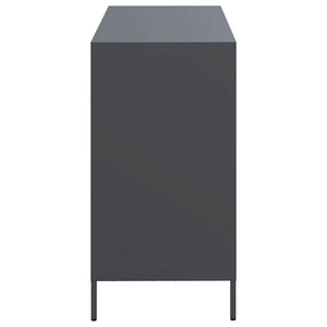 Ντουλάπι Ανθρακί 101,5x39x73,5 εκ. από Χάλυβα Ψυχρής Έλασης - Pakobazaar