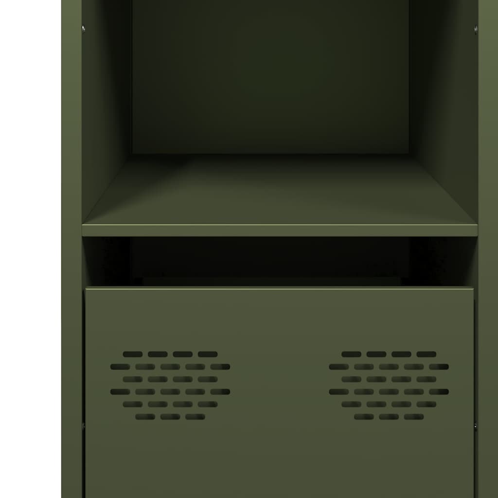 Ντουλάπι Λαδί 101,5x39x73,5 εκ. από Χάλυβα Ψυχρής Έλασης