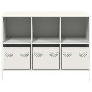 Σκευοθήκη Λευκό 101,5x39x73,5 cm Ατσάλι ψυχρής έλασης
