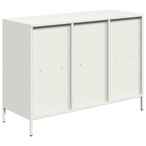 Σκευοθήκη Λευκό 101,5x39x73,5 cm Ατσάλι ψυχρής έλασης