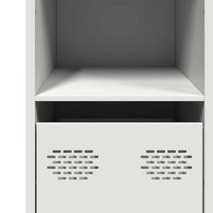 Σκευοθήκη Λευκό 101,5x39x73,5 cm Ατσάλι ψυχρής έλασης