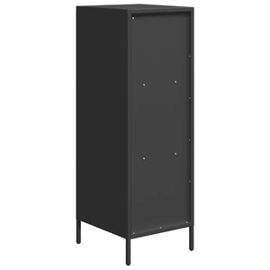 Ντουλάπι Μαύρο 35x39x103,5 εκ. από Χάλυβα