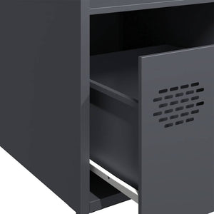Ντουλάπι Ανθρακί 35x39x103,5 εκ. από Χάλυβα - Pakobazaar