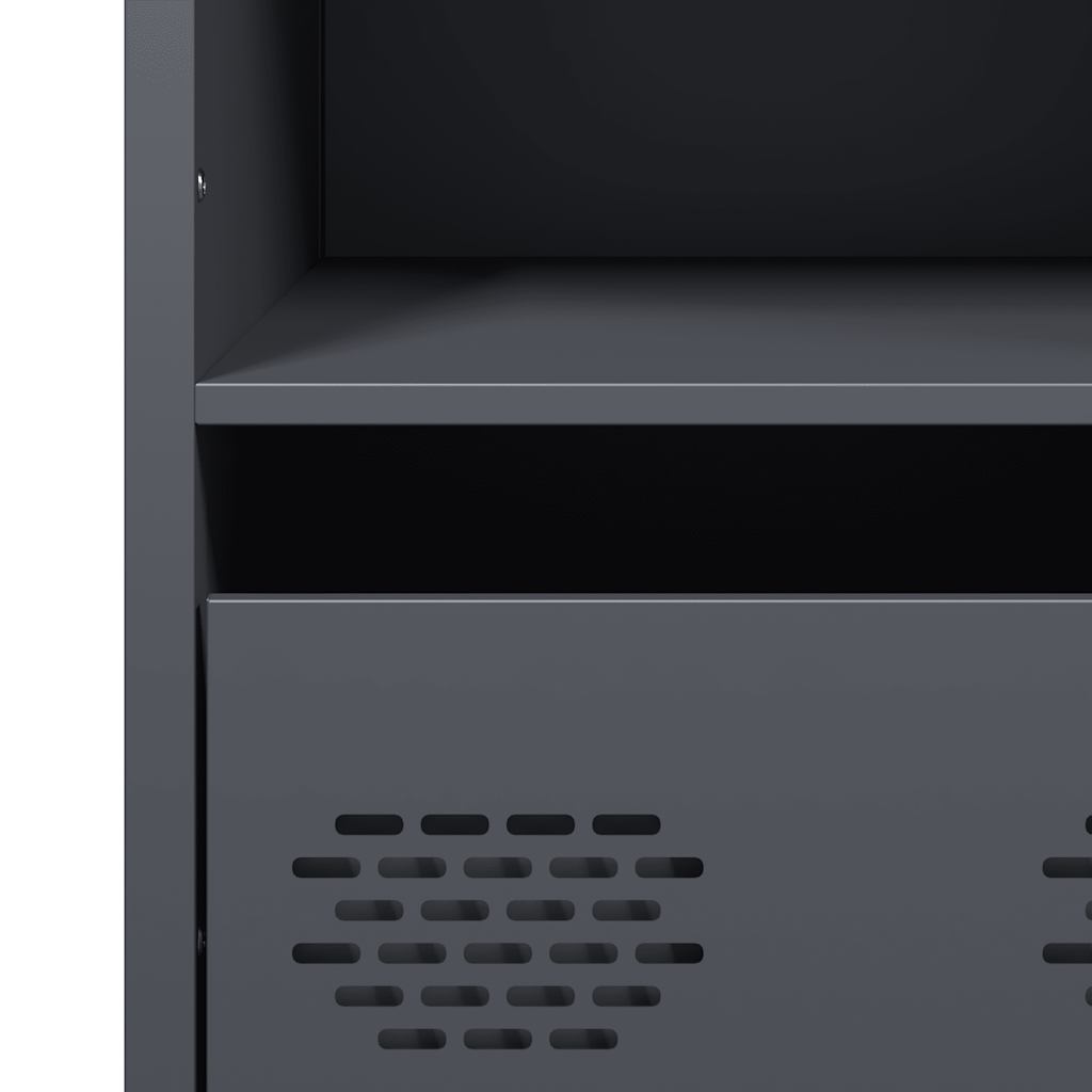 Ντουλάπι Ανθρακί 35x39x103,5 εκ. από Χάλυβα - Pakobazaar