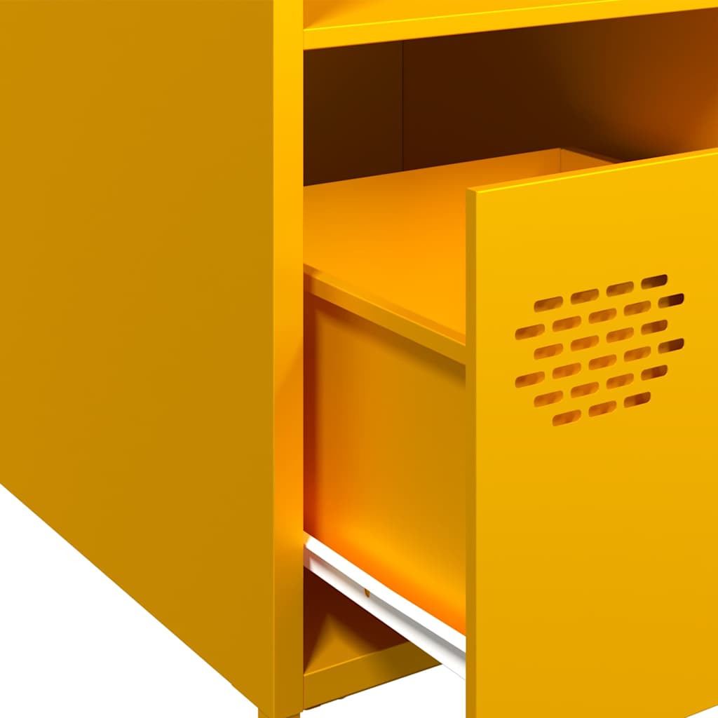 Ντουλάπι Μουσταρδί 35x39x103,5 εκ. από Ατσάλι