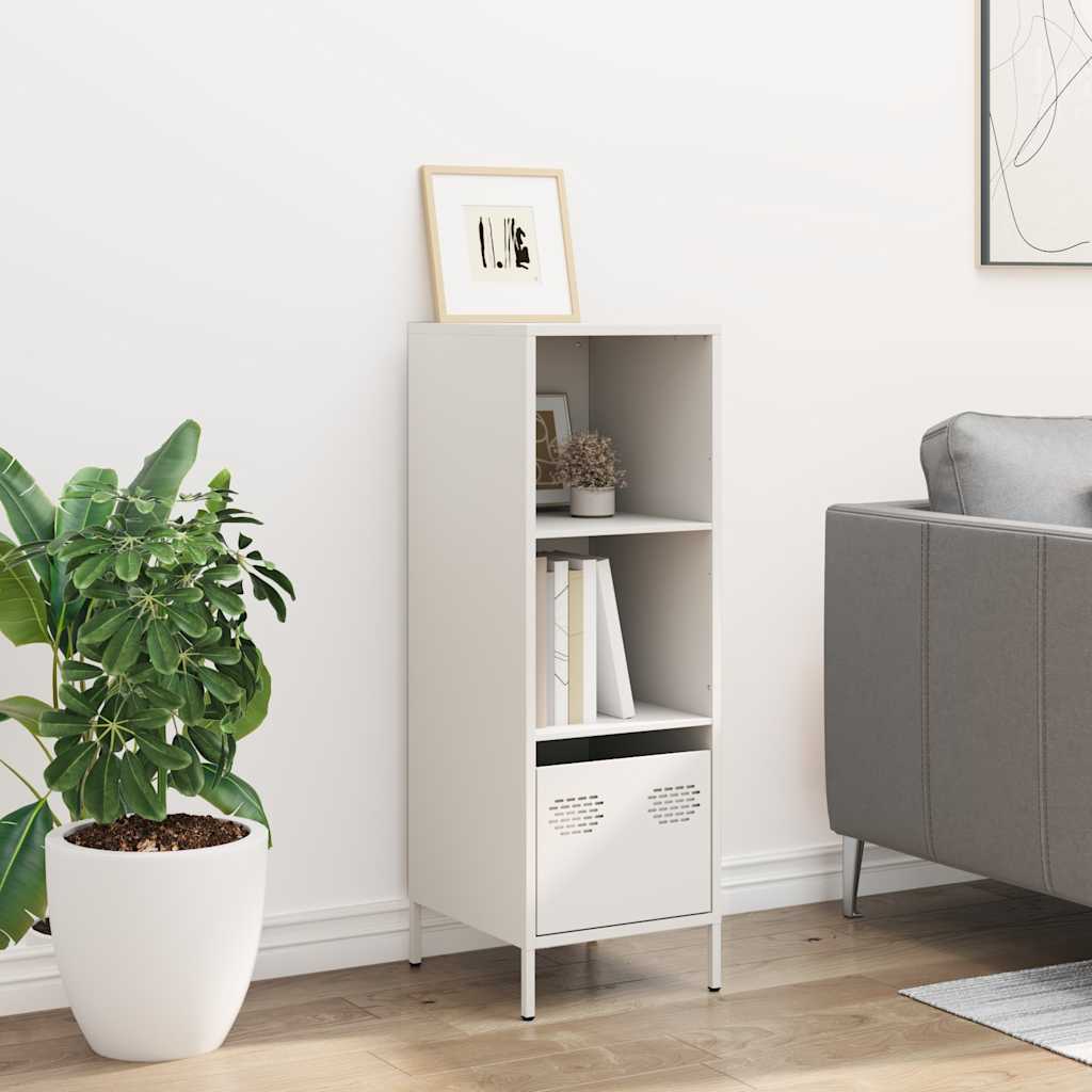 Ντουλάπι Λευκό 35x39x103,5 εκ. από Χάλυβα