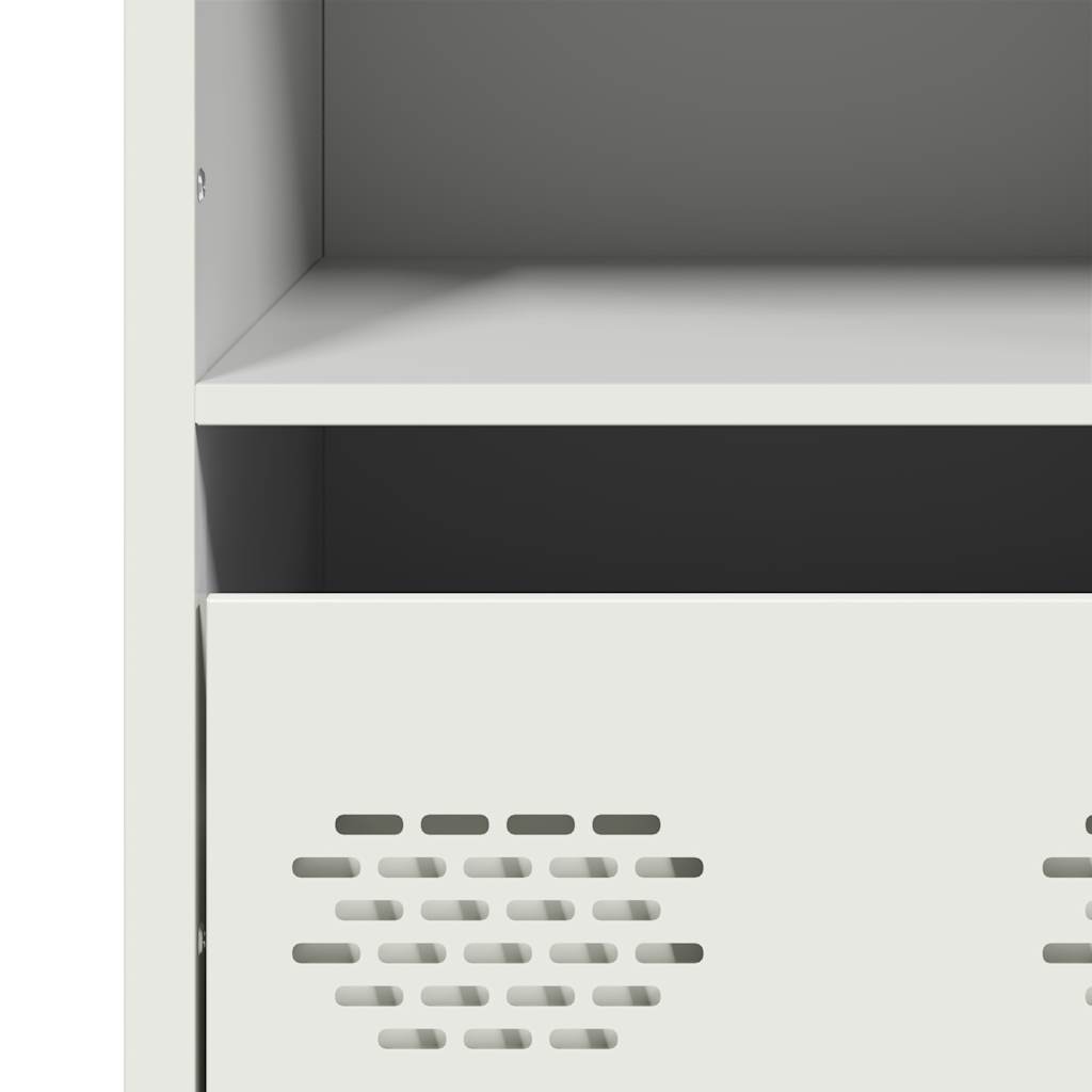 Ντουλάπι Λευκό 35x39x103,5 εκ. από Χάλυβα