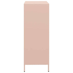 Ντουλάπα Ροζ 68x39x103,5 εκ. από Χάλυβα