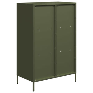 Ντουλάπι Πράσινο Λαδί 68x39x103,5 εκ. από Ατσάλι
