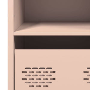 Ντουλάπι Ροζ 101,5x39x103,5 εκ. από Χάλυβα