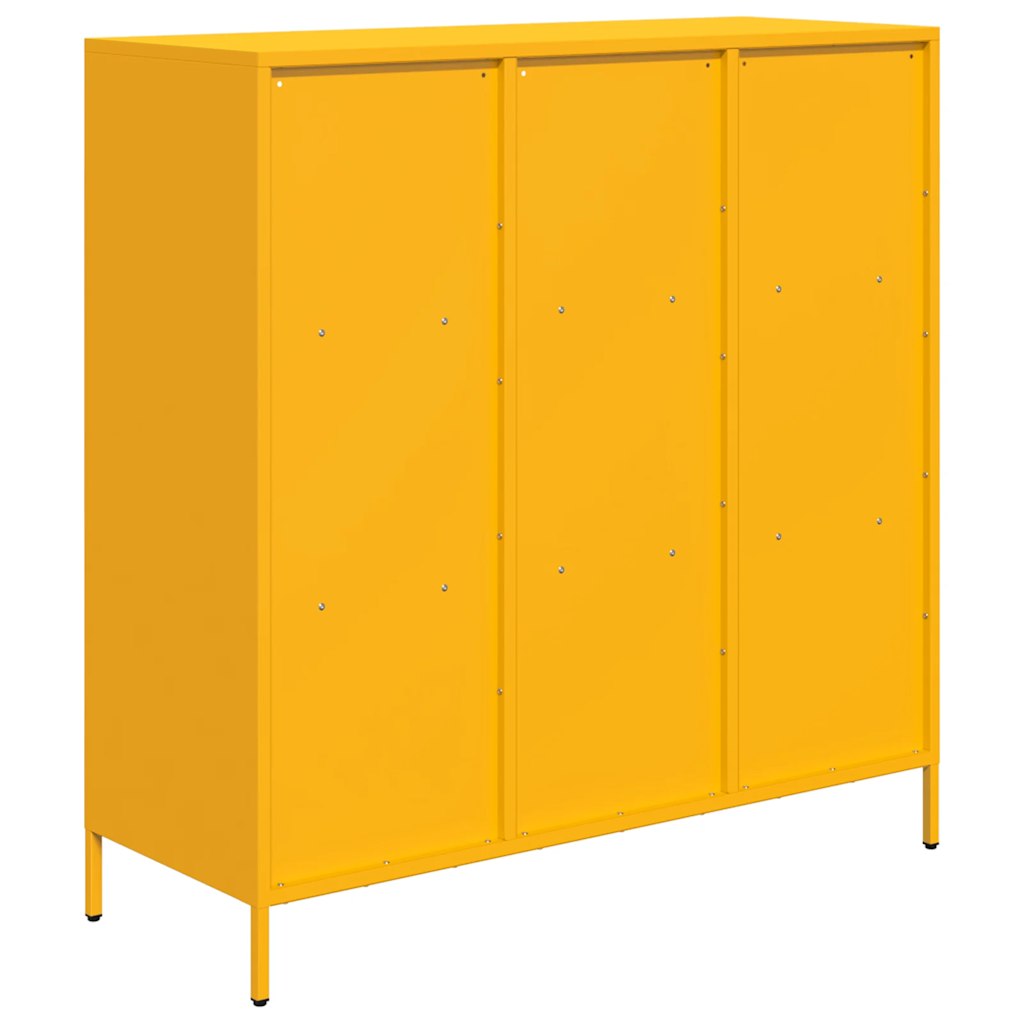 Ντουλάπι Μουσταρδί 101,5x39x103,5 εκ. από Ατσάλι