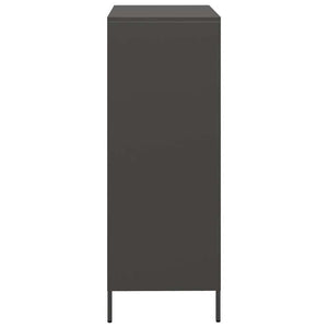 Ντουλάπι Μαύρο 39x35x103,5 εκ. από Ατσάλι