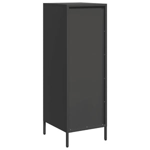 Ντουλάπι Μαύρο 39x35x103,5 εκ. από Ατσάλι