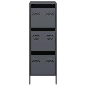 Ντουλάπι Ανθρακί 39x35x103,5 εκ. από Ατσάλι