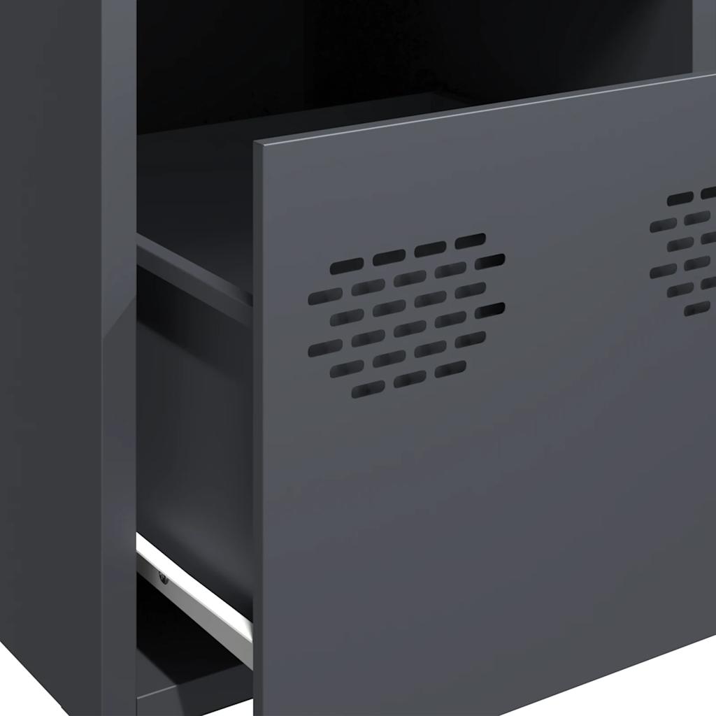 Ντουλάπι Ανθρακί 39x35x103,5 εκ. από Ατσάλι