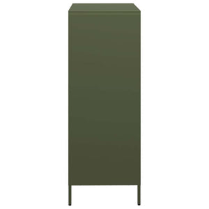 Ραφιέρα Πράσινο Λαδί 39x35x103,5 εκ. από Ατσάλι - Pakobazaar