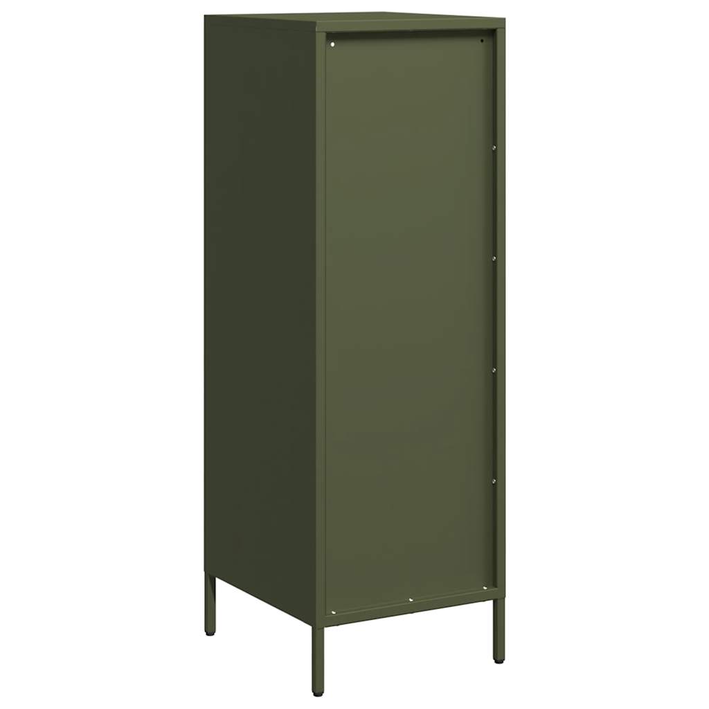 Ραφιέρα Πράσινο Λαδί 39x35x103,5 εκ. από Ατσάλι - Pakobazaar