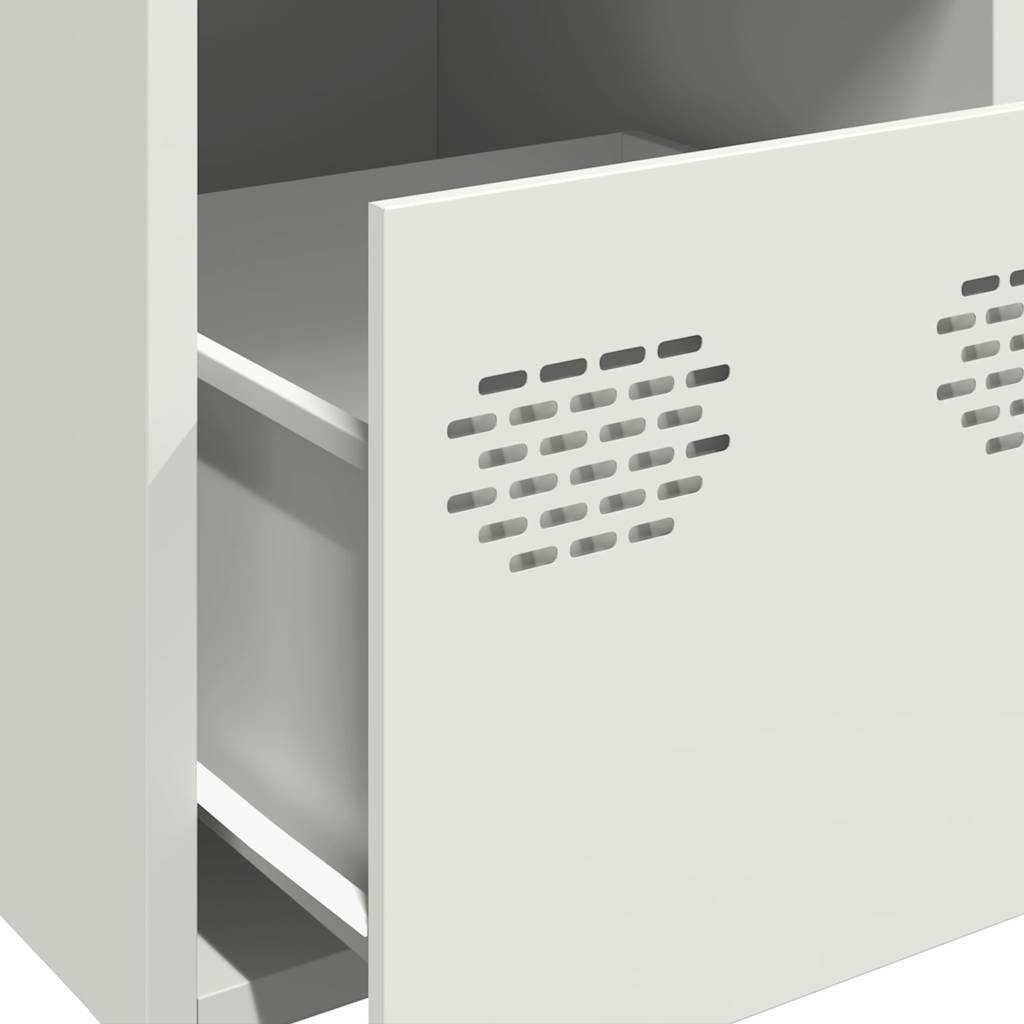 Ντουλάπι Λευκό 39x35x103,5 εκ. από Ατσάλι