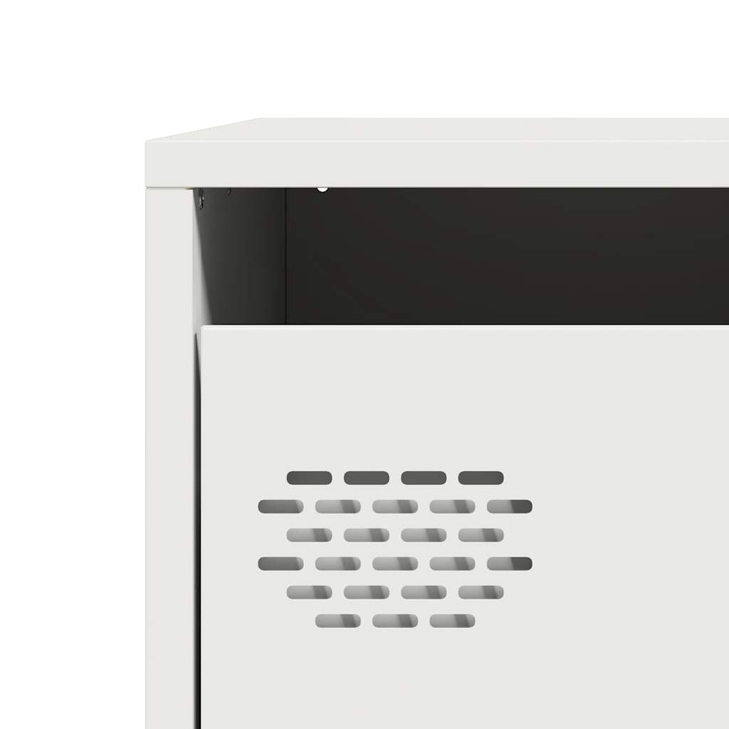 Ντουλάπι Λευκό 39x35x103,5 εκ. από Ατσάλι