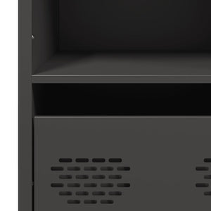 Ντουλάπι Μαύρο 68x39x103,5 εκ. από Χάλυβα - Pakobazaar