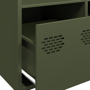 Ντουλάπι Πράσινο Λαδί 68x39x103,5 εκ. από Ατσάλι - Pakobazaar