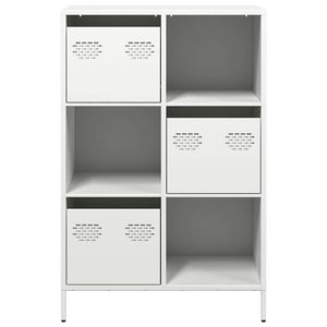 Ντουλάπα Λευκό 68x39x103,5 εκ. από Χάλυβα - Pakobazaar