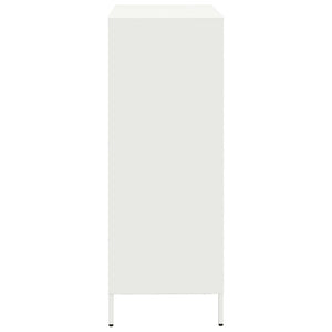 Ντουλάπα Λευκό 68x39x103,5 εκ. από Χάλυβα - Pakobazaar