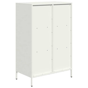 Ντουλάπα Λευκό 68x39x103,5 εκ. από Χάλυβα - Pakobazaar