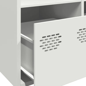 Ντουλάπα Λευκό 68x39x103,5 εκ. από Χάλυβα - Pakobazaar