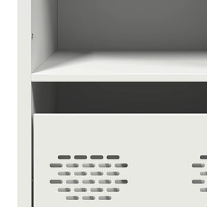 Ντουλάπα Λευκό 68x39x103,5 εκ. από Χάλυβα - Pakobazaar