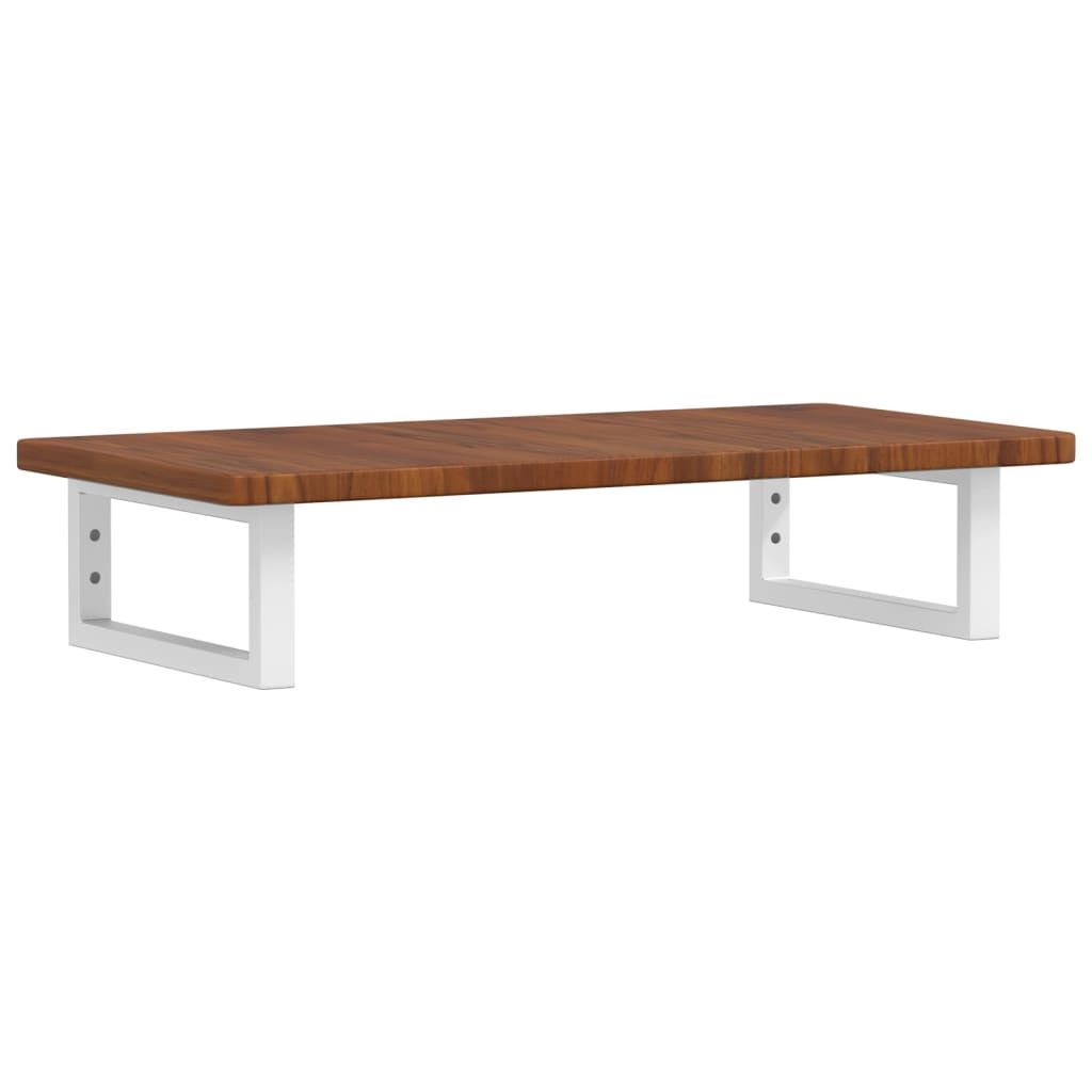 Ράφι Νιπτήρα Τοίχου από Ατσάλι / Μασίφ Ξύλο Δρυός