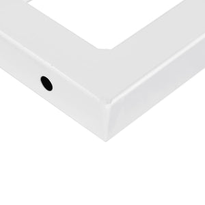 Ράφι Νιπτήρα Τοίχου από Ατσάλι / Μασίφ Ξύλο Δρυός - Pakobazaar