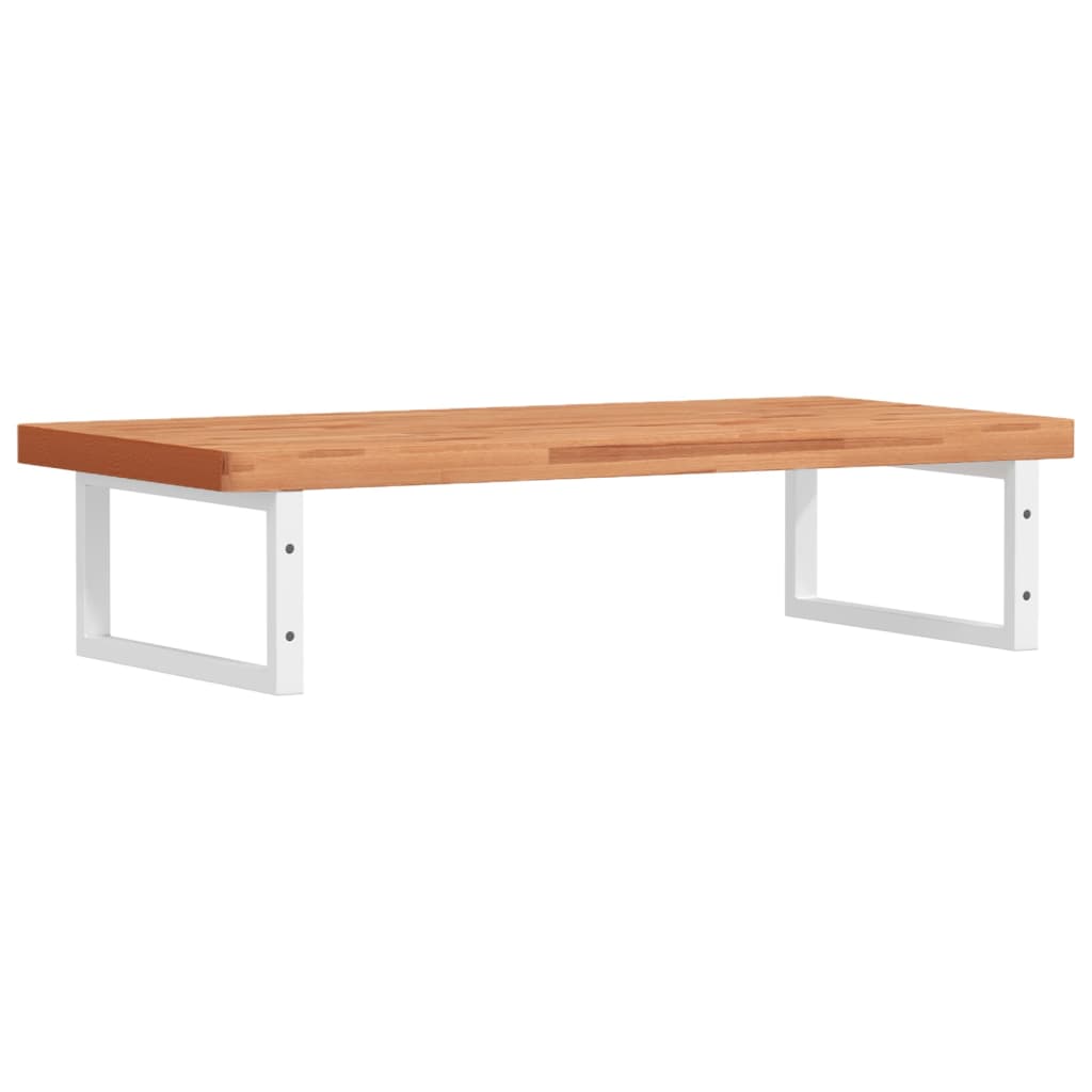 Ράφι Νιπτήρα Τοίχου από Ατσάλι / Μασίφ Ξύλο Οξιάς - Pakobazaar
