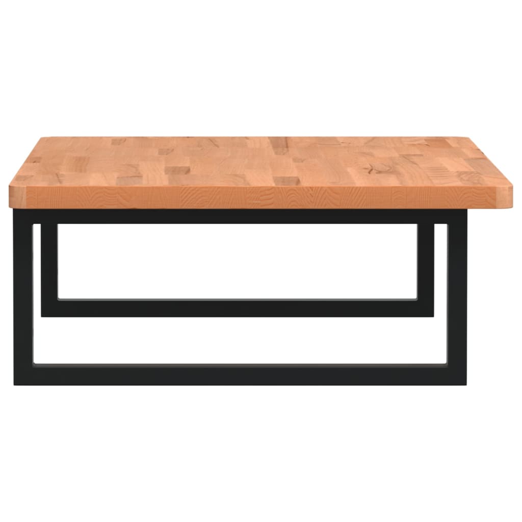 Ράφι Νιπτήρα Τοίχου από Ατσάλι / Μασίφ Ξύλο Οξιάς