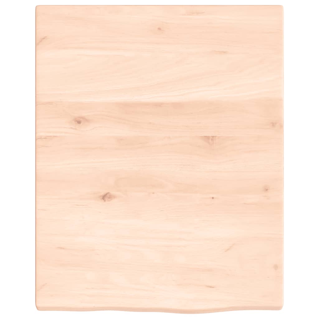 Ράφι Νιπτήρα Τοίχου από Ατσάλι / Μασίφ Ξύλο Δρυός