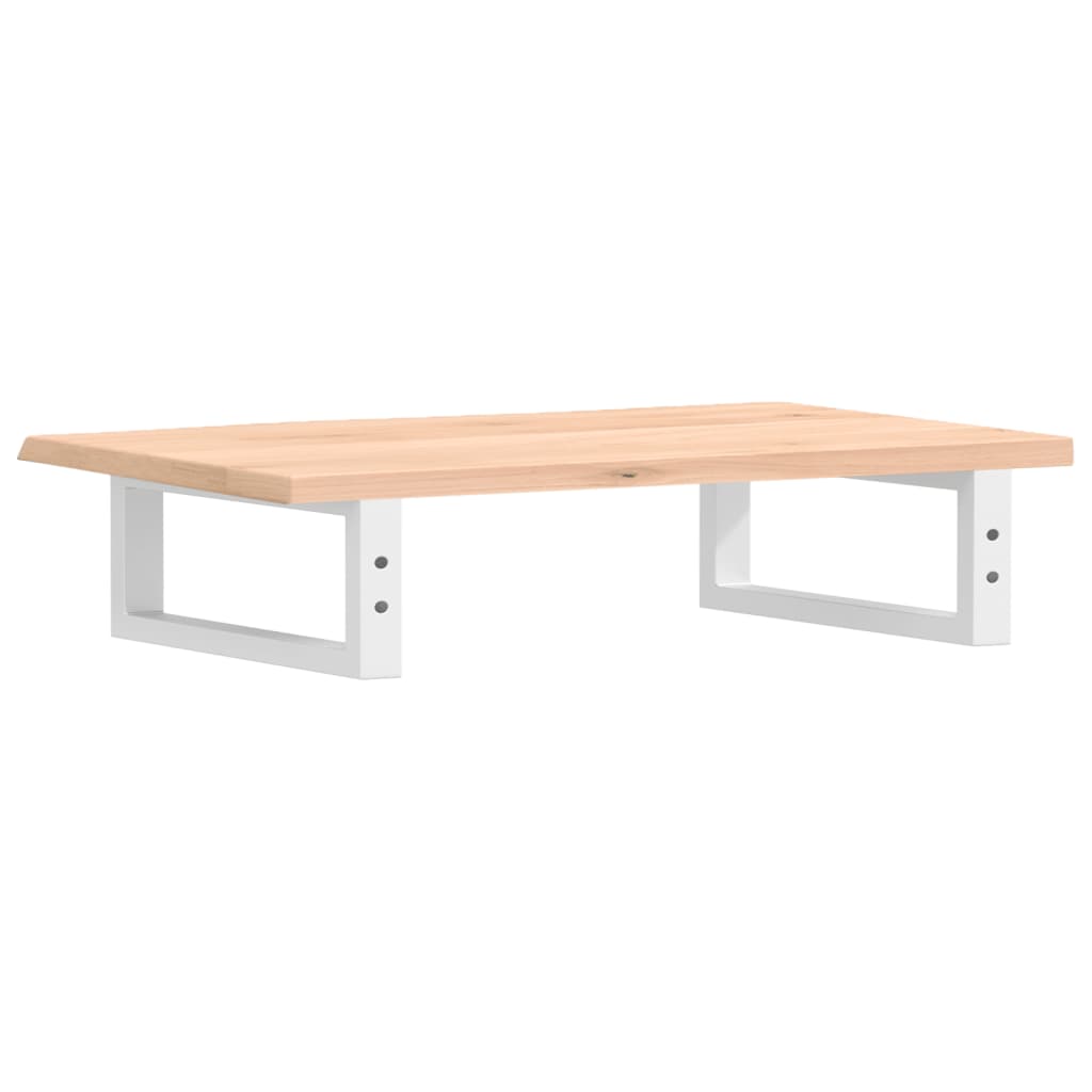 Ράφι Νιπτήρα Τοίχου από Ατσάλι / Μασίφ Ξύλο Δρυός