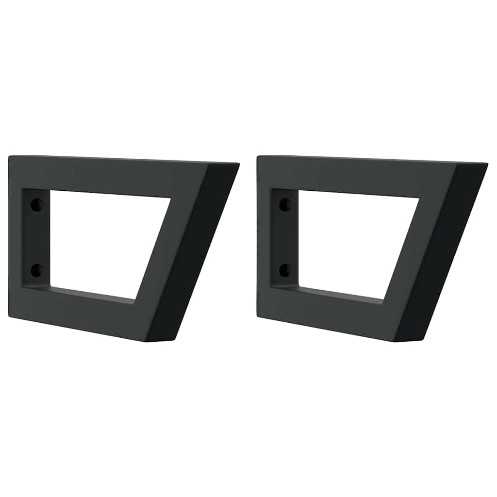 Ράφι Νιπτήρα Τοίχου από Ατσάλι / Μασίφ Ξύλο Δρυός