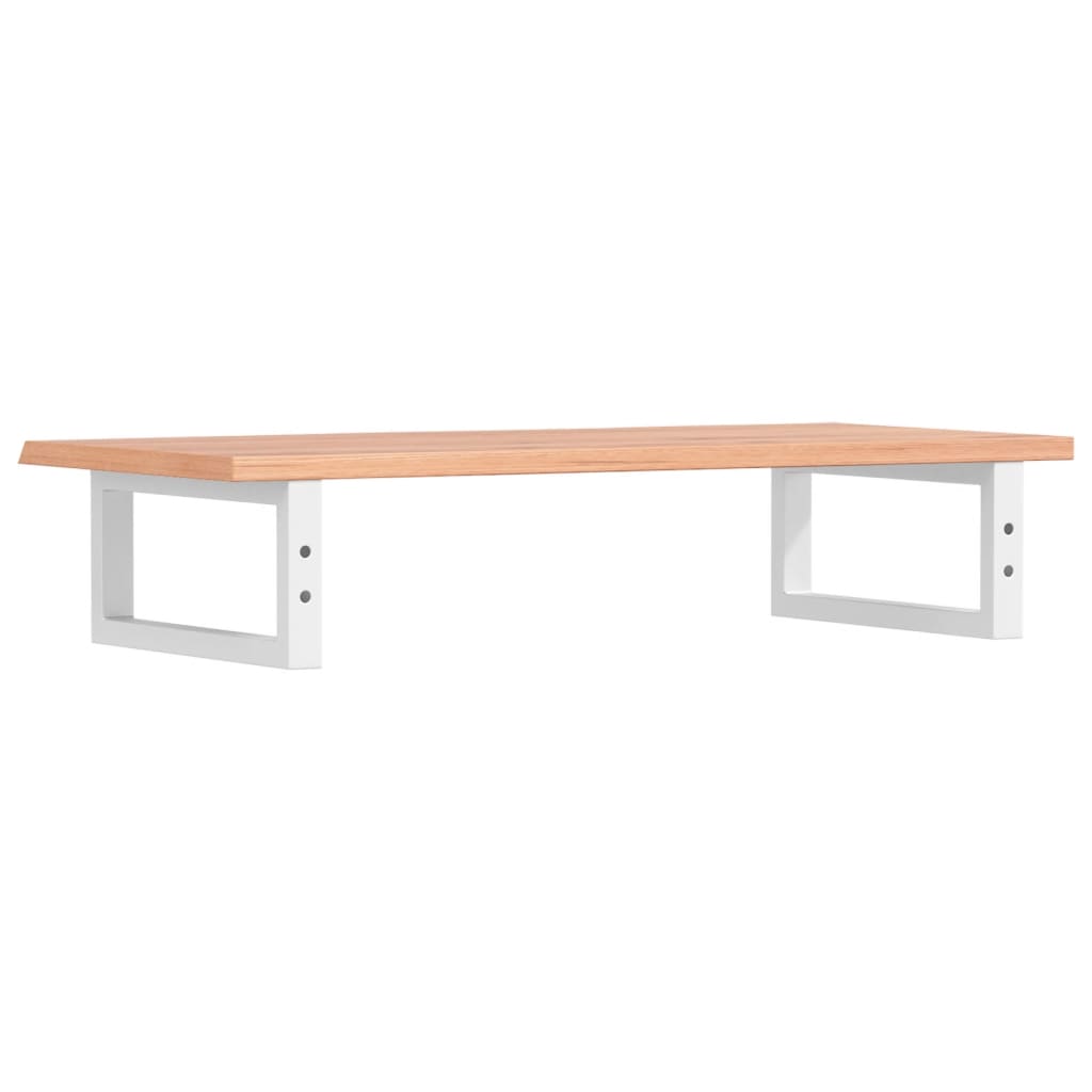 Ράφι Νιπτήρα Τοίχου από Ατσάλι / Μασίφ Ξύλο Δρυός