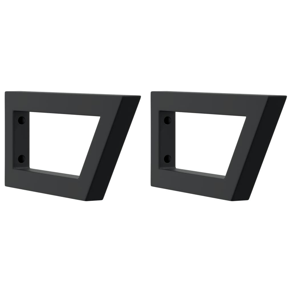 Ράφι Νιπτήρα Τοίχου από Ατσάλι / Μασίφ Ξύλο Δρυός