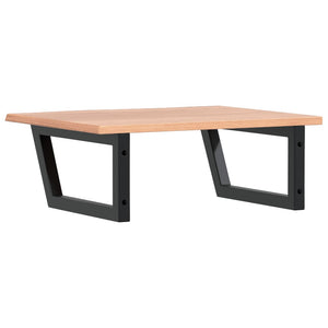 Ράφι Νιπτήρα Τοίχου από Ατσάλι / Μασίφ Ξύλο Δρυός - Pakobazaar