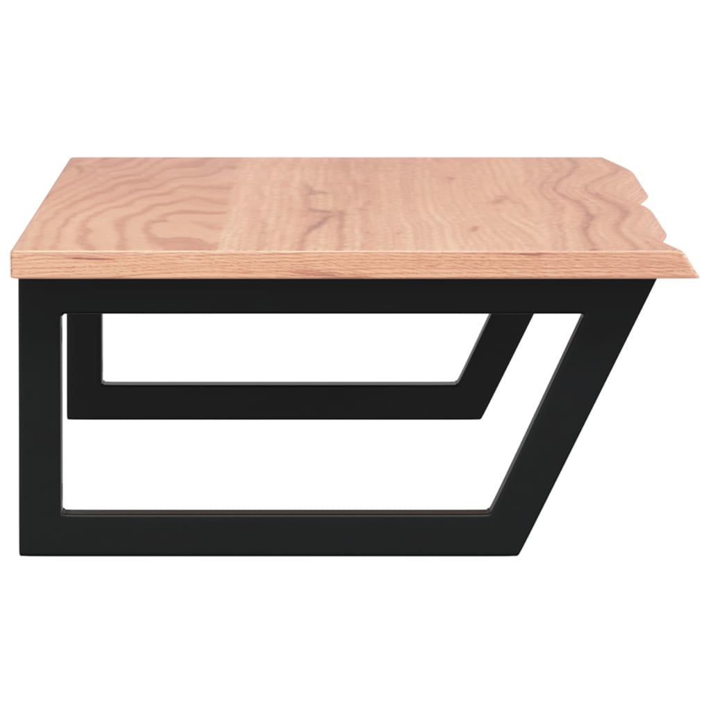 Ράφι Νιπτήρα Τοίχου από Ατσάλι / Μασίφ Ξύλο Δρυός