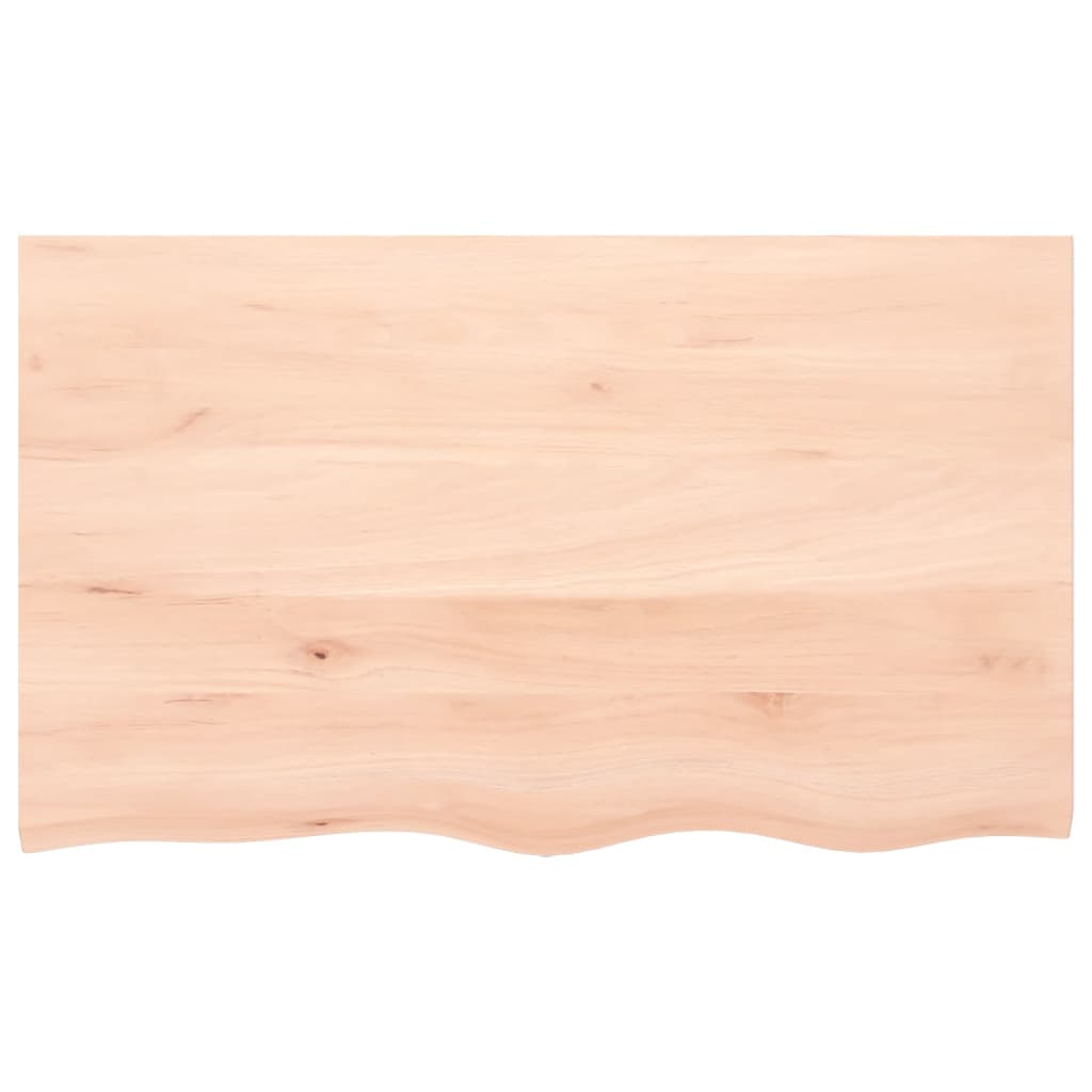 Ράφι Νιπτήρα Τοίχου από Ατσάλι / Μασίφ Ξύλο Δρυός